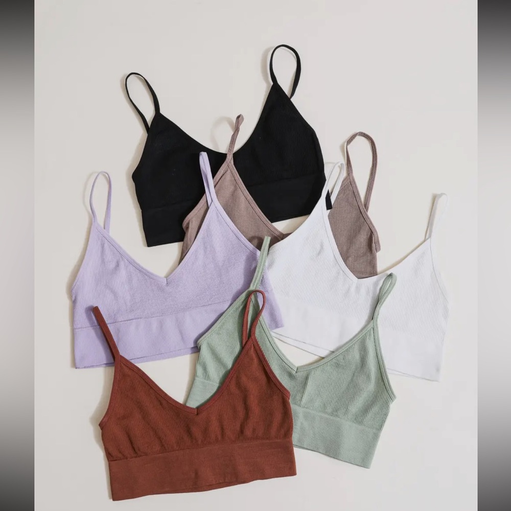 Trendy Low Back Seamless Bralette - Picture 3 of 5